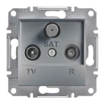 Механизм розетки TV/R/SAT конечной сталь EPH3500162 Schneider Electric Asfora