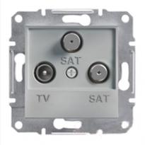 Механизм розетки TV/SAT/SAT конечной алюминий EPH3600161 Schneider Electric Asfora