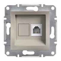 Механизм розетки телефонной RJ11 бронза EPH4100169 Schneider Electric Asfora