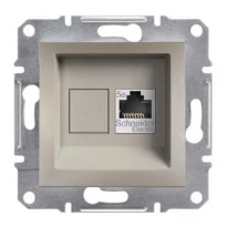 Механизм розетки компьютерной RJ45 категории 5e UTP бронза EPH4300169 Schneider Electric Asfora