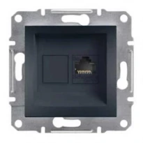 Механизм розетки компьютерной RJ45 категории 5e UTP антрацит EPH4300171 Schneider Electric Asfora