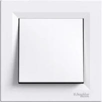 Выключатель 1-клавишный IP44 белый EPH0100221 Schneider Electric Asfora