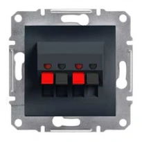 Механизм розетки акустической антрацит EPH5700171 Schneider Electric Asfora