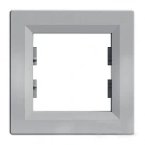 Рамка 1 пост алюминий горизонтальный EPH5800161 Schneider Electric Asfora