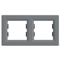 Рамка 2 поста сталь горизонтальный EPH5800262 Schneider Electric Asfora