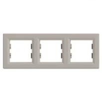 Рамка 3 поста бронза горизонтальный EPH5800369 Schneider Electric Asfora