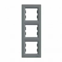 Рамка 3 поста сталь вертикальна EPH5810362 Schneider Electric Asfora