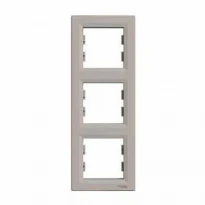 Рамка 3 пост бронза вертикальний EPH5810369 Schneider Electric Asfora
