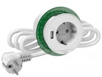 Розетковий блок (2К+З) + usb тип білий INS44004 Schneider Electric Unica System+