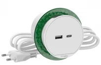 Розетковий блок usb тип а+тип з білий INS44008 Schneider Electric Unica System+