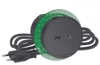 Розетковий блок usb тип а + тип з антрацитом INS44009 Schneider Electric Unica System+