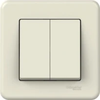Проходной 2-клавишный переключатель слоновая кость LNA0600323 Schneider Electric Leona