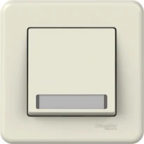 Кнопка с полем для надписи слоновая кость LNA1601523 Schneider Electric Leona