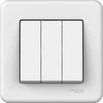 Вимикач 3-клавішний білий LNA2100321 Schneider Electric Leona