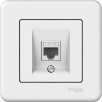 Розетка компьютерная RJ45 категории 5e UTP белая LNA4300121 Schneider Electric Leona