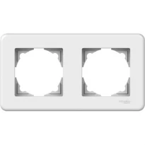 Рамка 2 пости біла LNA5800221 Schneider Electric Leona