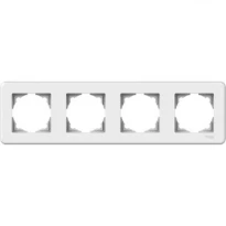 Рамка 4 пости біла LNA5800421 Schneider Electric Leona