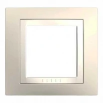 Рамка 1 пост кремовий/слоновая кость универсальная MGU2.002.559 Schneider Electric Unica Basic