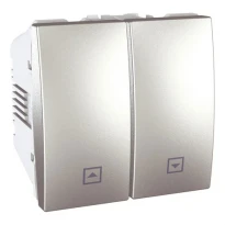Механізм керування жалюзі 2-мод. алюміній MGU3.207.30 Schneider Electric Unica