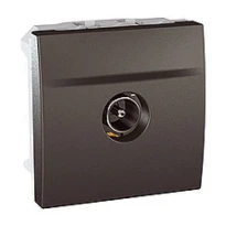 Механізм розетки TV простий 2-мод. графіт MGU3.462.12 Schneider Electric Unica