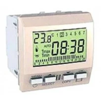 Механізм термостата цифровий з таймером 2-мод. слонова кістка MGU3.505.25 Schneider Electric Unica