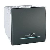 Механізм світлорегулятора натискного 2-мод. графіт MGU3.515.12 Schneider Electric Unica