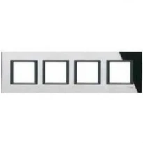 Рамка 4 поста черное зеркало MGU68.008.7C1 Schneider Electric Unica Class