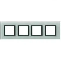 Рамка 4 поста матовое стекло MGU68.008.7C3 Schneider Electric Unica Class