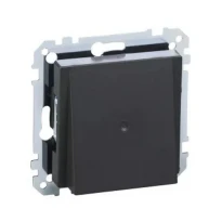 Панель виведення кабелю Merten System M MTN295514 антрацит Schneider Electric