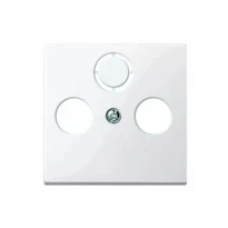 Панель розетки TV-FM-SAT Merten System M MTN296719 полярно-білий Schneider Electric