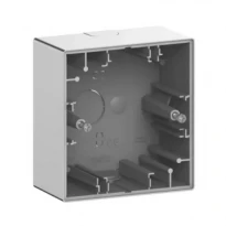 Коробка для наружного монтажа 1 пост Merten D-Life нержавеющая cталь MTN4014-6536 Schneider Electric