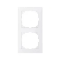 Рамка 2 поста полярно-білий Merten M-PURE MTN4020-3619 Schneider Electric