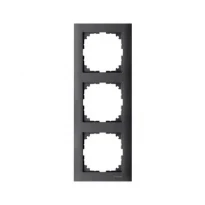 Рамка 3 поста антрацит Merten M-PURE MTN4030-3614 Schneider Electric