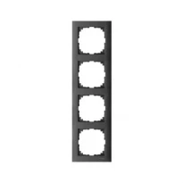 Рамка 4 поста антрацит Merten M-PURE MTN4040-3614 Schneider Electric