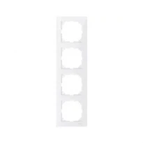 Рамка 4 поста полярно-білий Merten M-PURE MTN4040-3619 Schneider Electric