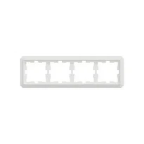 Рамка 4 постовая D-Antique MTN4040-4735 белый лотос Schneider Electric