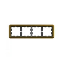 Рамка 4 постовая D-Antique MTN4040-4741 золото Schneider Electric