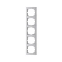 Рамка 5 постів алюміній Merten M-PURE MTN4050-3660 Schneider Electric