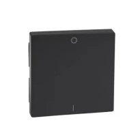 Клавиша одинарная с пиктограммой вкл./откл. Merten System M MTN433214 антрацит Schneider Electric