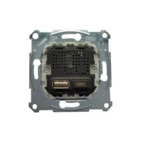 Механізм розетки USB type A + USB type C 2.4A Merten System M MTN4366-0110 Schneider Electric