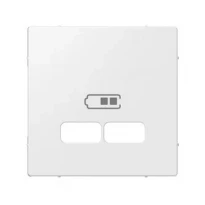 Накладка механізму USB 2.1A Merten System M MTN4367-0319 полярно-білий Schneider Electric