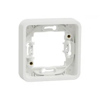 Рамка 1-постовая без винтов IP55 белая Mureva Styl Schneider Electric MUR39107