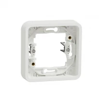 Рамка 1-постовая с винтами Белая Mureva Styl  Schneider Electric  MUR39108