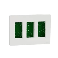 Блок Unica System+ вертикальный скрытый монтаж 3х2 постов Unica New NU173418 белый Schneider Electric