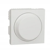 Универсальный поворотный диммер для LED ламп 2 модуля белый NU351418 Schneider Electric Unica New