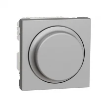 Универсальный поворотный диммер 2 модуля алюминий NU351430 Schneider Electric Unica New
