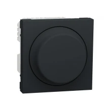 Универсальный поворотный диммер 2 модуля антрацит NU351454 Schneider Electric Unica New