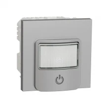 Датчик руху з вимикачем 10A 2 модуля алюмінію NU352530 Schneider Electric Unica New