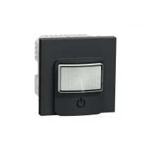 Датчик движения с выключателем 10A 2 модуля антрацит NU352554 Schneider Electric Unica New