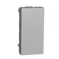 Заглушка 1 модуль алюминий NU986530 Schneider Electric Unica New